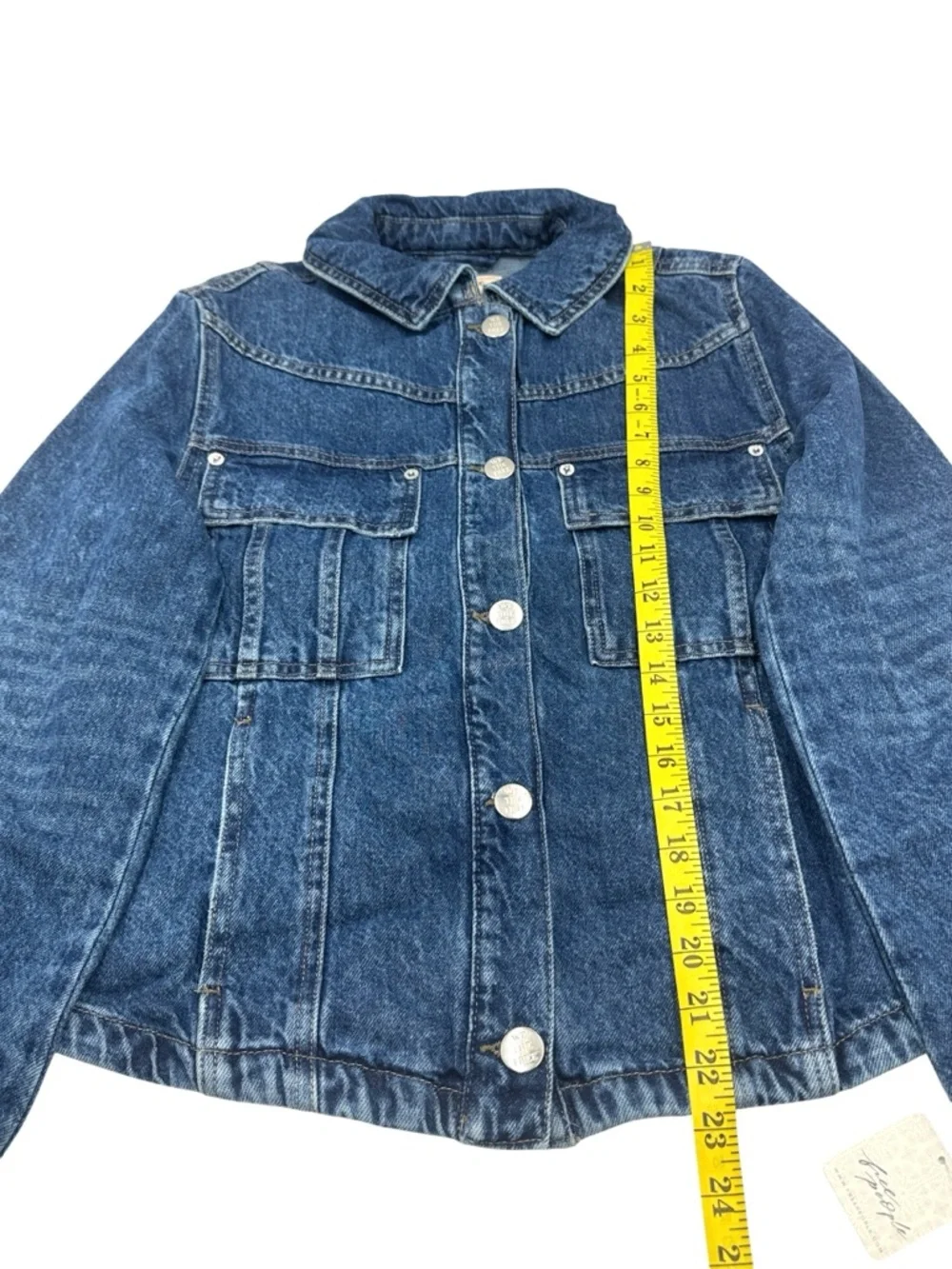Free People We The Free Jade Denim Jacket Size Small - Picture 13 of 16